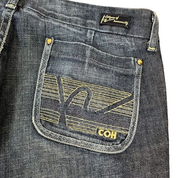 Citizens of Humanity Kelly Bootcut Jeans Embroidered Pockets Dark Wash Size 31 - Picture 10 of 16